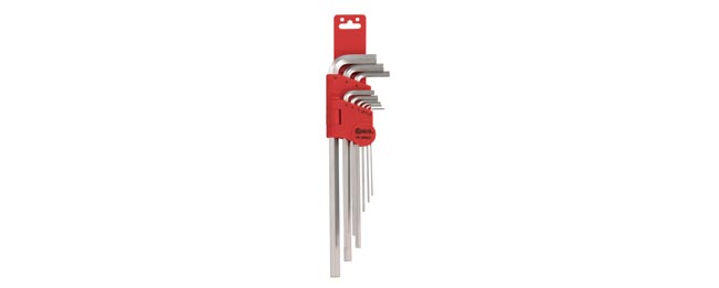 L-kulcs;imbuszkulcs;imbusz-kulcs;készlet;kulcs készlet;imbuszkulcs klt. 9 db mm s2;Genius Tools